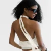 Top con cuello halter Top con cuello halter