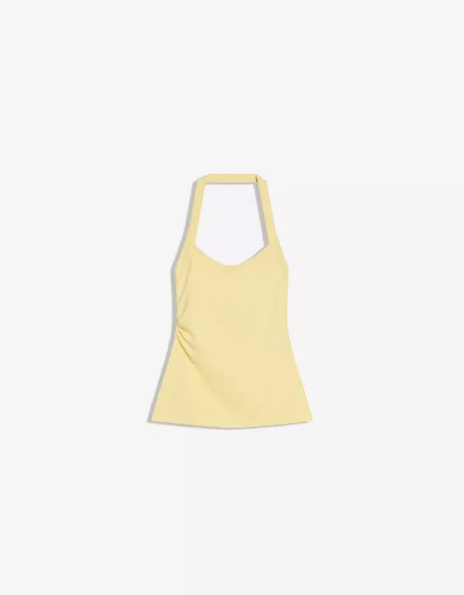 Top con cuello halter Top con cuello halter