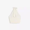 Top con cuello halter Top con cuello halter