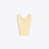 Top de punto con cuello barco Top de punto con cuello barco