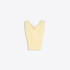 Top de punto con cuello barco Top de punto con cuello barco