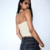 Top halter con botones Top halter con botones