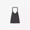 Top halter con ojales Top halter con ojales