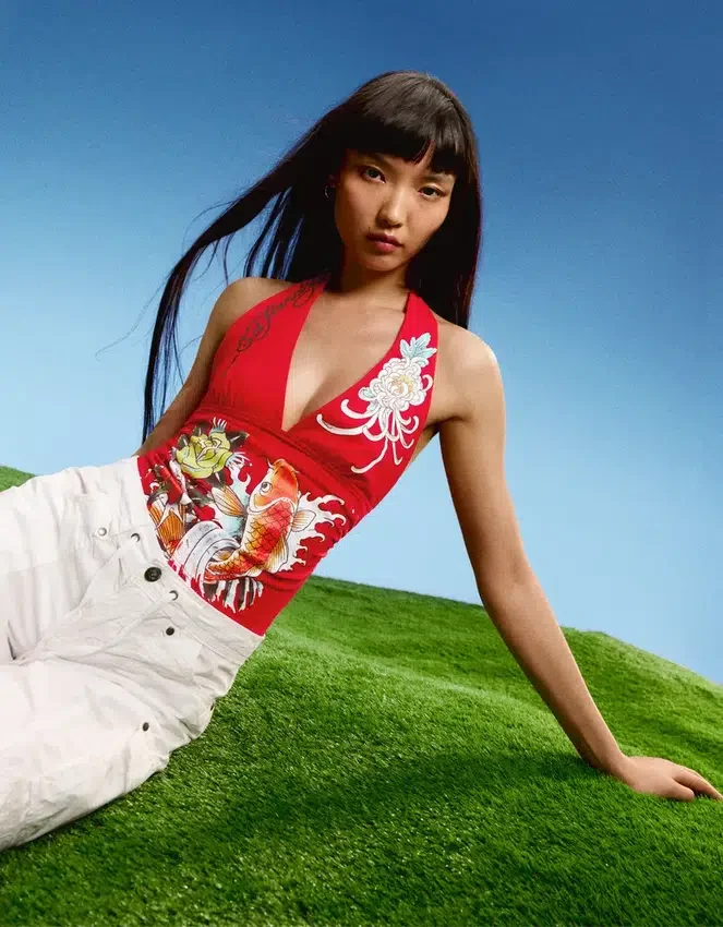 Top halter Ed Hardy X Bershka Top halter Ed Hardy X Bershka