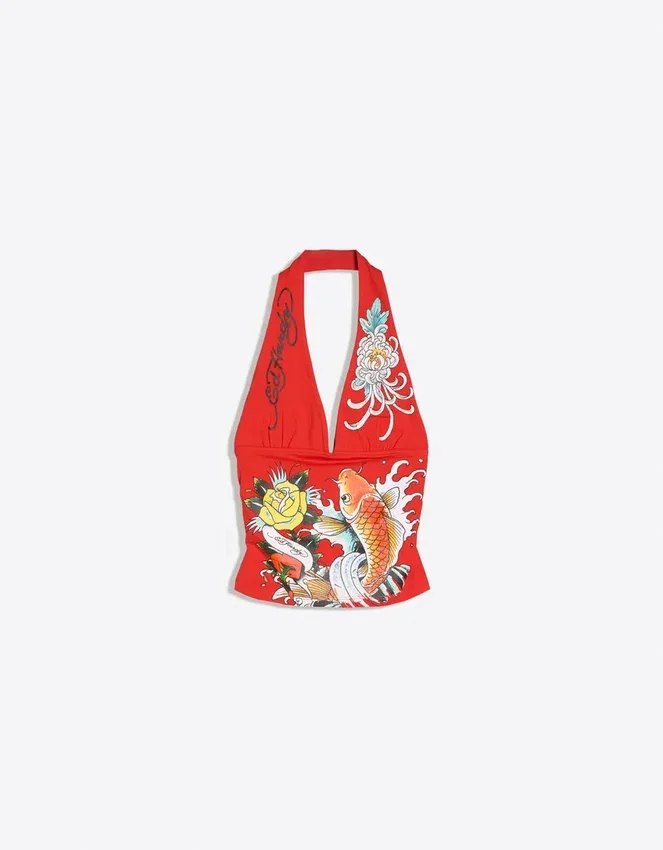 Top halter Ed Hardy X Bershka Top halter Ed Hardy X Bershka