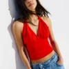 Top halter fruncido – Tops