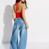 Top halter fruncido – Tops