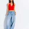 Top halter fruncido – Tops