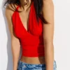 Top halter fruncido – Tops