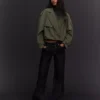 Trench corto con efecto globo – Chaquetas y abrigos Trench corto con efecto globo – Chaquetas y abrigos
