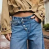 Trench corto con efecto globo – Chaquetas y abrigos Trench corto con efecto globo – Chaquetas y abrigos