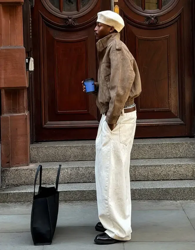 Vaqueros acampanados con pliegues – Vaqueros – Hombre Vaqueros acampanados con pliegues – Vaqueros – Hombre