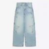 Vaqueros boyfriend de talle bajo con estrellas Vaqueros boyfriend de talle bajo con estrellas