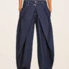 Vaqueros de talle bajo con corte globo retorcido Fit – Pantalones Vaqueros de talle bajo con corte globo retorcido Fit – Pantalones