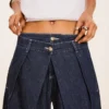 Vaqueros de talle bajo con corte globo retorcido Fit – Pantalones Vaqueros de talle bajo con corte globo retorcido Fit – Pantalones
