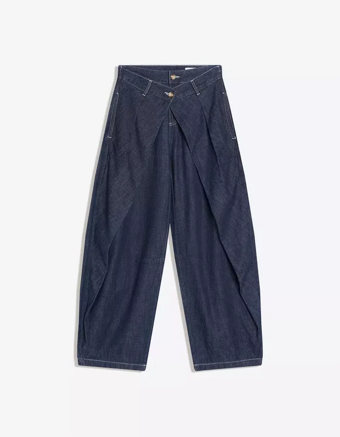 Vaqueros de talle bajo con corte globo retorcido Fit – Pantalones Vaqueros de talle bajo con corte globo retorcido Fit – Pantalones