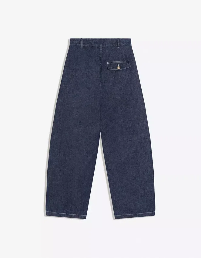 Vaqueros de talle bajo con corte globo retorcido Fit – Pantalones Vaqueros de talle bajo con corte globo retorcido Fit – Pantalones