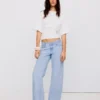 Vaqueros de talle bajo y corte Straight – Pantalones Vaqueros de talle bajo y corte Straight – Pantalones