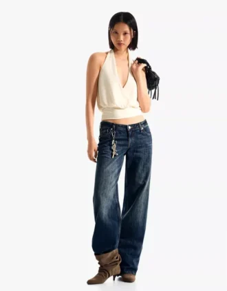 Vaqueros de talle bajo y corte Straight – Pantalones Vaqueros de talle bajo y corte Straight – Pantalones