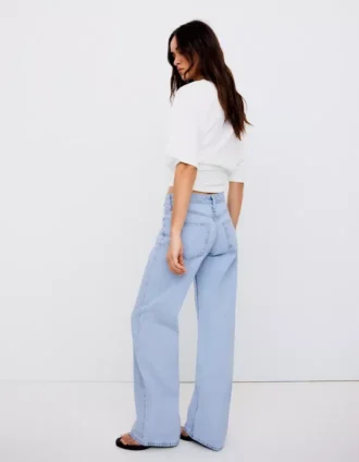 Vaqueros de talle bajo y corte Straight – Pantalones
