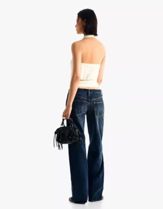 Vaqueros de talle bajo y corte Straight – Pantalones Vaqueros de talle bajo y corte Straight – Pantalones