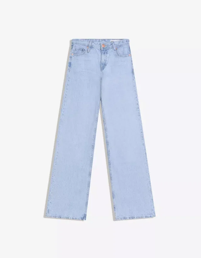 Vaqueros de talle bajo y corte Straight – Pantalones Vaqueros de talle bajo y corte Straight – Pantalones
