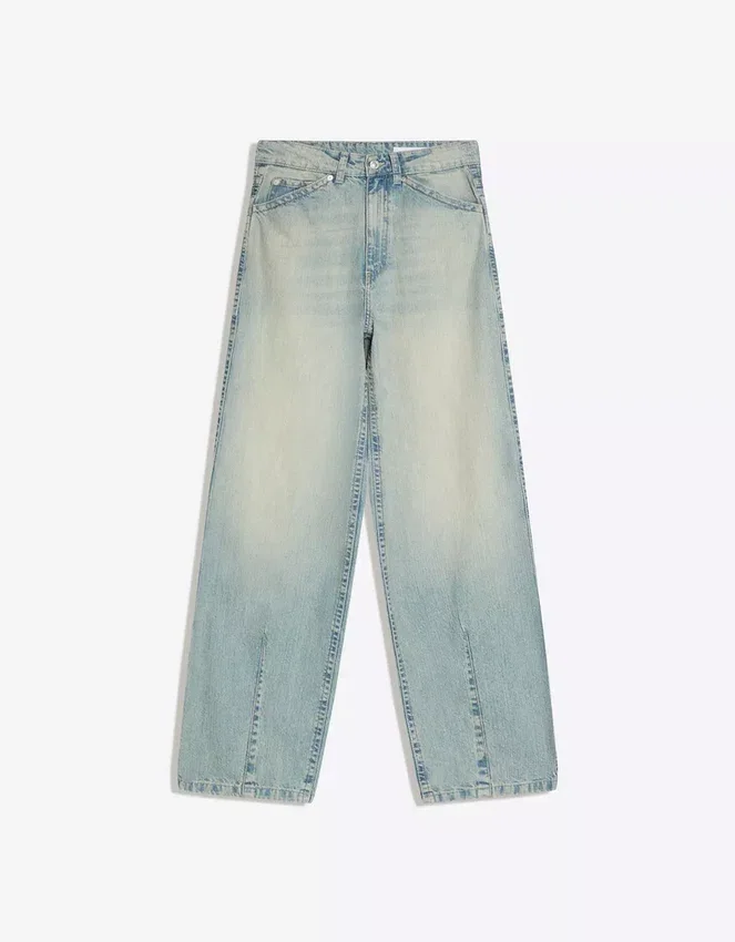 Vaqueros de talle bajo y pierna Wide Leg – #Bershkastyle – Mujer Vaqueros de talle bajo y pierna Wide Leg – #Bershkastyle – Mujer