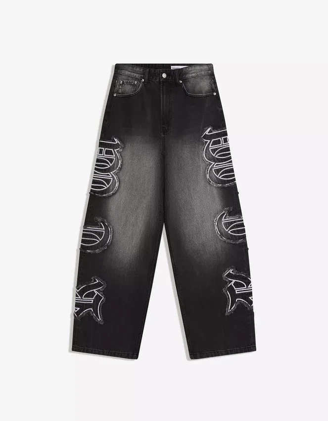 Vaqueros holgados con parche – Vaqueros – Hombre Vaqueros holgados con parche – Vaqueros – Hombre