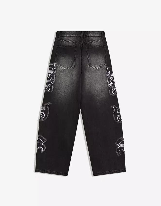 Vaqueros holgados con parche – Vaqueros – Hombre Vaqueros holgados con parche – Vaqueros – Hombre