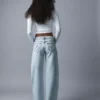 Vaqueros holgados con tachuelas en forma de estrella – Pantalones