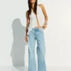 Vaqueros holgados con tachuelas en forma de estrella – Pantalones Vaqueros holgados con tachuelas en forma de estrella – Pantalones