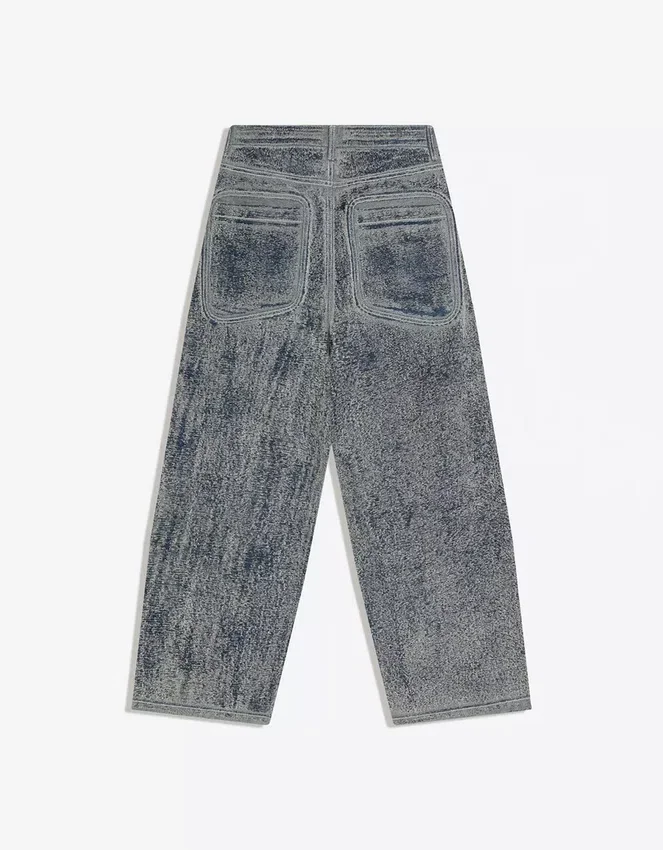 Vaqueros holgados con textura Vaqueros holgados con textura