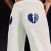 Vaqueros holgados de talle bajo con tachuelas – Pantalones Vaqueros holgados de talle bajo con tachuelas – Pantalones