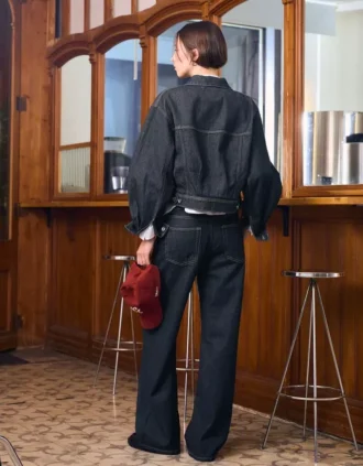 Vaqueros holgados de talle medio – Pantalones