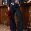 Vaqueros holgados de talle medio – Pantalones Vaqueros holgados de talle medio – Pantalones