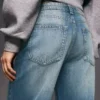 Vaqueros holgados de talle medio – Pantalones Vaqueros holgados de talle medio – Pantalones