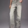 Vaqueros holgados de talle medio – Pantalones Vaqueros holgados de talle medio – Pantalones