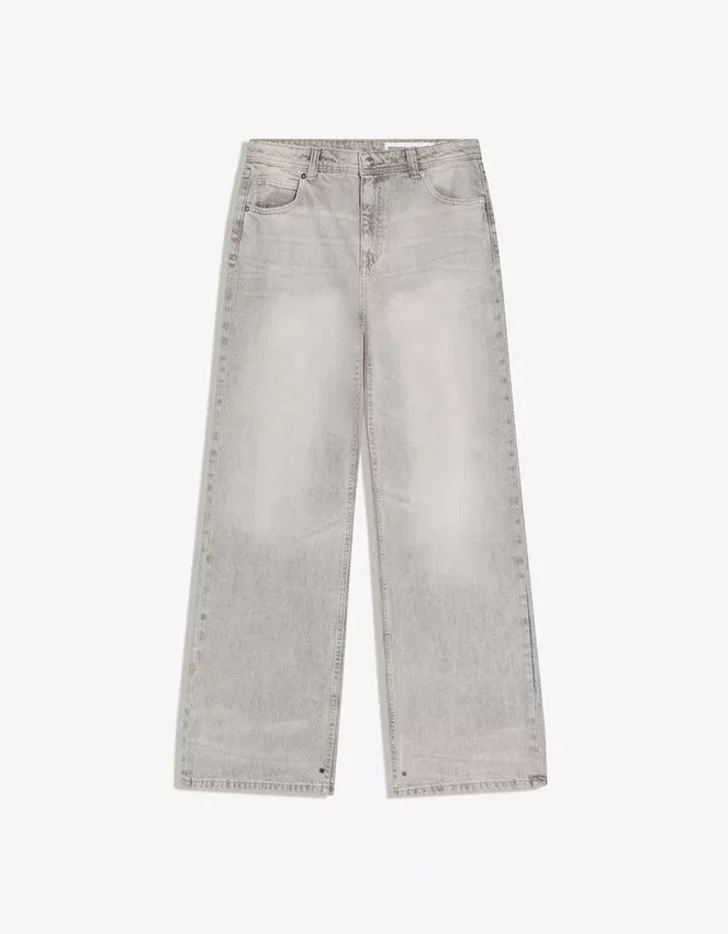 Vaqueros holgados de talle medio – Pantalones Vaqueros holgados de talle medio – Pantalones