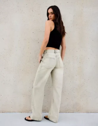 Vaqueros rectos de cintura alta y Wide Leg – Pantalones