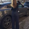 Vaqueros sin costuras de cintura alta y pierna Wide Leg con bolsillos – Pantalones – Mujer Vaqueros sin costuras de cintura alta y pierna Wide Leg con bolsillos – Pantalones – Mujer