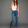 Vaqueros Skinny de talle alto y tejido suave – Pantalones Vaqueros Skinny de talle alto y tejido suave – Pantalones