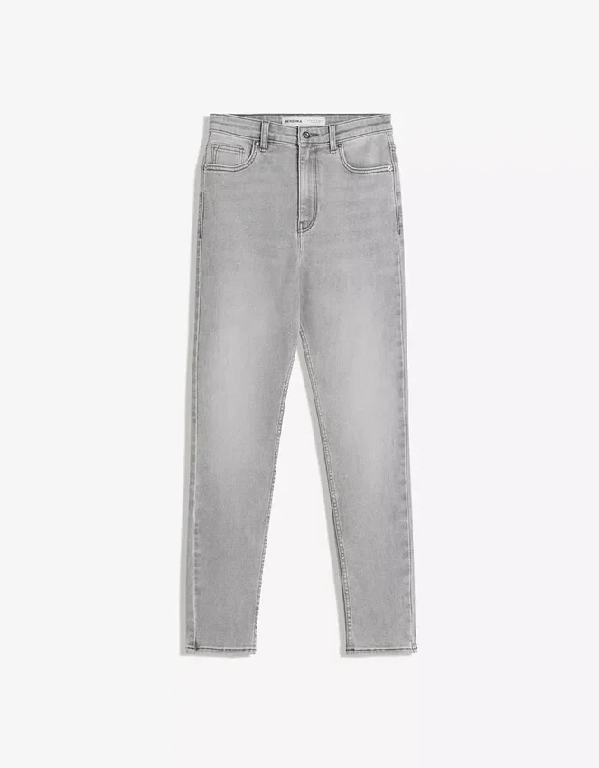 Vaqueros Skinny de talle alto y tejido suave – Pantalones Vaqueros Skinny de talle alto y tejido suave – Pantalones