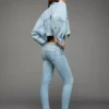 Vaqueros Skinny de talle medio con efecto push-up – Pantalones Vaqueros Skinny de talle medio con efecto push-up – Pantalones