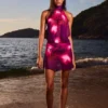Vestido de malla con espalda abierta Vestido de malla con espalda abierta