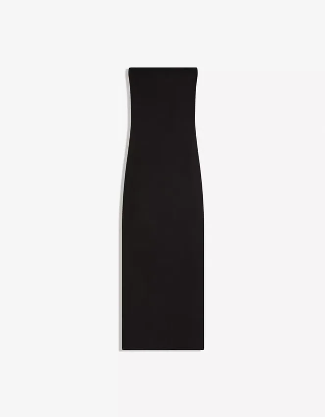 Vestido midi bandeau de punto – Vestidos y monos Vestido midi bandeau de punto – Vestidos y monos