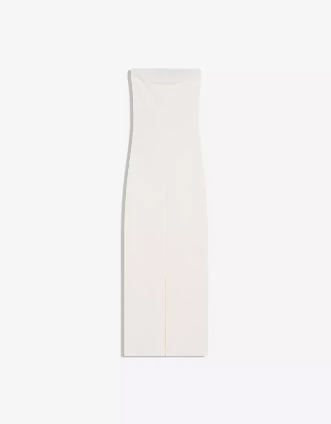Vestido midi bandeau de punto – Vestidos y monos Vestido midi bandeau de punto – Vestidos y monos