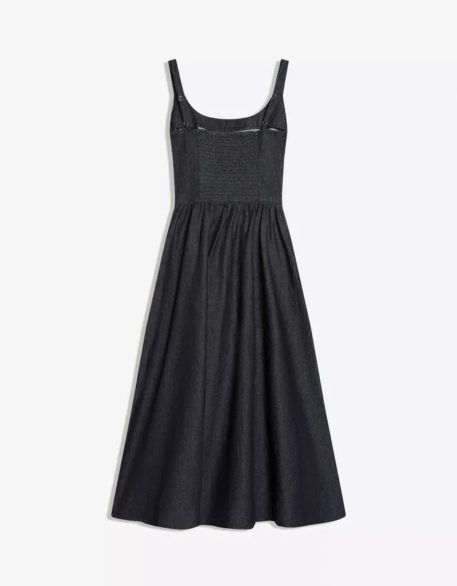 Vestido midi de Denim Vestido midi de Denim
