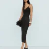 Vestido midi de tirantes con encaje – Vestidos y monos Vestido midi de tirantes con encaje – Vestidos y monos