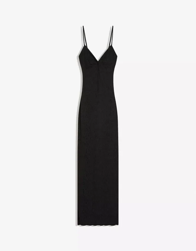 Vestido midi de tirantes con encaje – Vestidos y monos Vestido midi de tirantes con encaje – Vestidos y monos