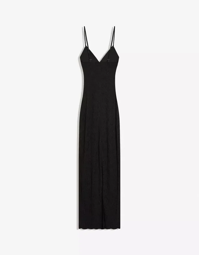 Vestido midi de tirantes con encaje – Vestidos y monos Vestido midi de tirantes con encaje – Vestidos y monos